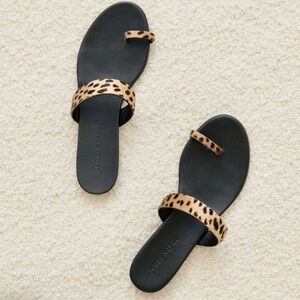 JENNI KAYNE Pony Hair Strap Sandal. Size 39. Excellent Condition.